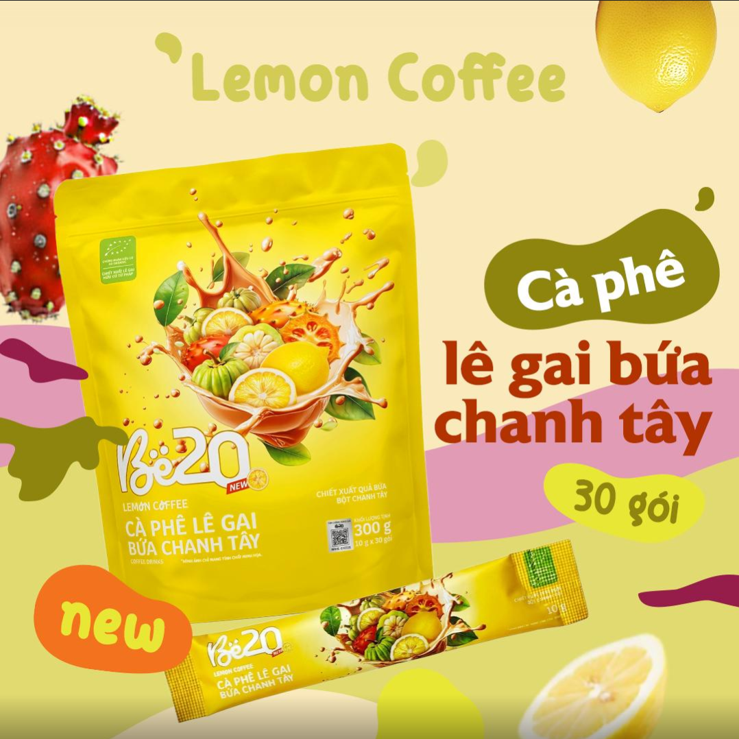 Cà Phê Chanh Tây Túi Zip- Chính Hãng 100%